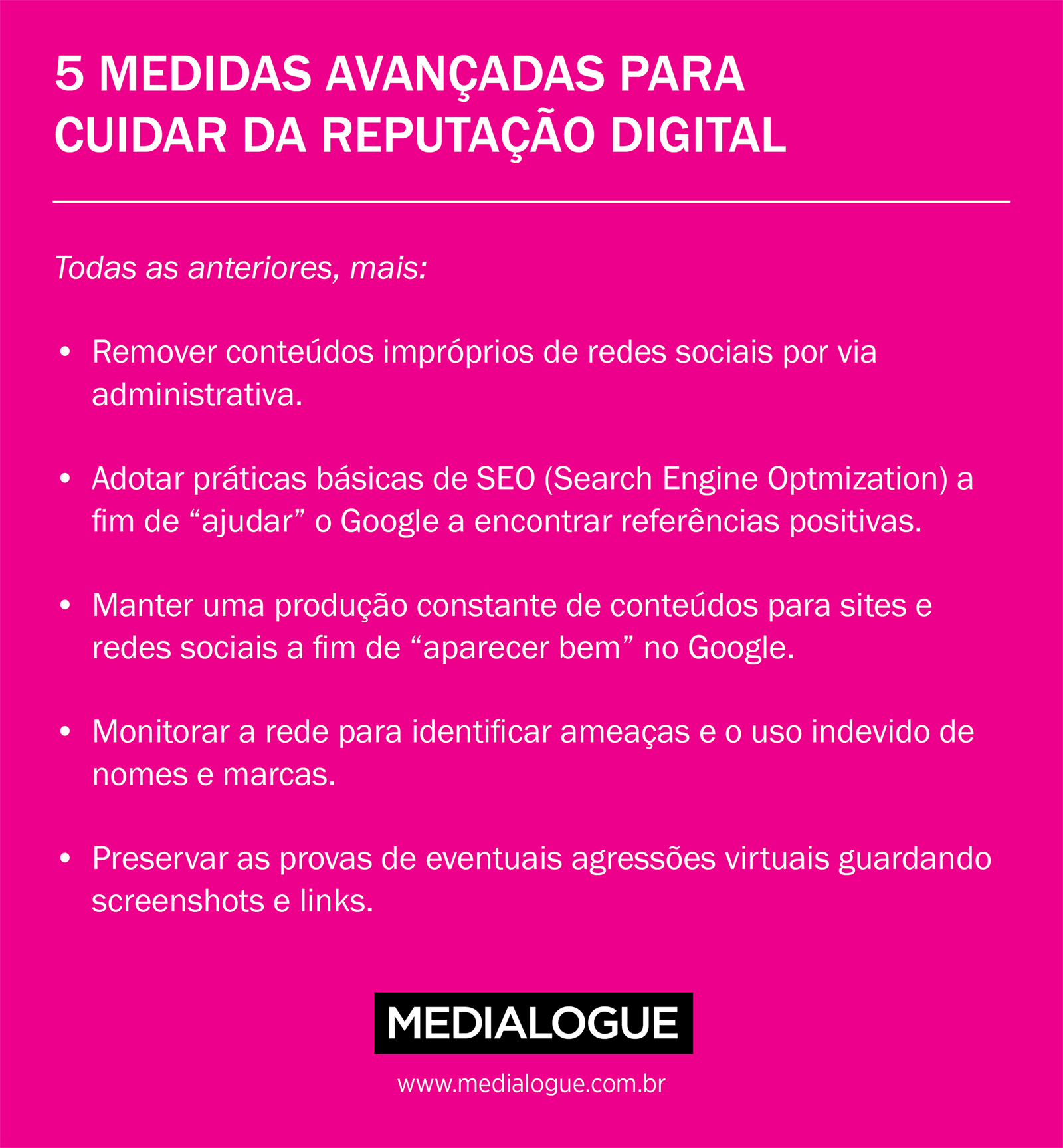 Como remover conteúdos negativos da internet - Medialogue Digital